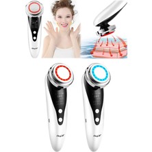 5 In 1 Yüz Bakım Cihazı Yüz Ütüsü Kavitasyon Aleti Cihaz Pro Ultrasonik Gençleştirme Yüz Masaj Aleti