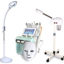 8in1 + Buhar + Büyüteçli Loop Lamba (Amerikan Cilt Bakım Seti)