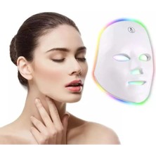 2022 Cilt LED Yüz Maskesi 7 Renk Yüz Maskesi LED Işık Terapisi Yüz Maskesi