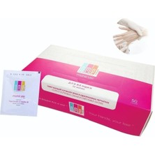 Keratin & Copaiba Oil , Vitamin E Içeren Tek Kullanımlık Manikür Eldiveni 50'li Kutu