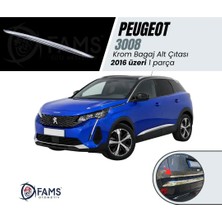 Fams Otomotiv Peugeot 3008 Krom Bagaj Alt Çıtası 2016 Ve Üzeri P,çelik