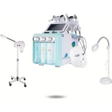 7in1 Cilt Bakım Cihazı Buhar Cihazı Işıklı Loop Cilt Bakım Seti