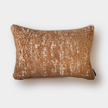 Lidoma Home "amber" Dokulu Kırlent Kılıfı - 30X50 - Turuncu