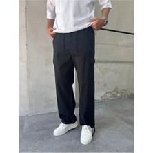 Difransel Jeans Erkek Rahat Kalıp Kargo Baggy Pantolon