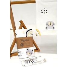 Özgürce Yumuşak ve Rahat Lastikli Bebek Çarşaf ve Yastık Kılıfı Takımı 80X130 cm