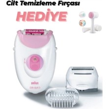 Bacak ve Vücut Epilasyon Aleti Silk-Epil 3 - 3270 -Cilt Temizleme Fırçası Hediye-