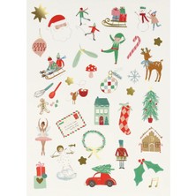 Meri Meri - Mixed Icon Christmas Stickers - Yeni Yıl Karışık Çıkartmalar