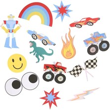 Meri Meri - Die-Cut Toybox Sticker - 25 Adet