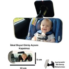 Egg Baby Bebek Dikiz Aynası Çocuk Izleme Dikiz Aynası Araç Içi Bebek ve Çocuk Kontrol Aynası Ayarlanabilir