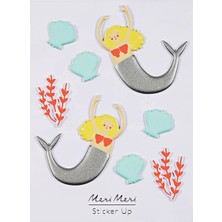 Meri Meri - Mermaid Puffy Stickers - Denizkızı Kabartmalı Çıkartmalar