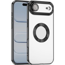 Heptek İletişim Apple iPhone 17 Air Kılıf Kamera Korumalı Logo Gösteren Kapak (Omega)