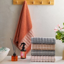 Schafer Home Polina Armürlü Havlu 70X140 cm 1 Parça-Kiremit