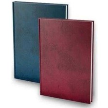 Elma Sert Kapak Defter Mermer Desen Ciltli 20X28 160 Yp Kareli