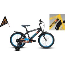 Carraro Monster Erkek Çocuk Bisikleti 210H V 12 Jant Sarı Gri Siyah Sarı