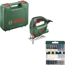 Bosch Pst 650 Compact 500 Watt Dekupaj Testere + Karışık Dekupaj Testere Seti 10 Lu