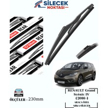 Renault Grand Scénic Iv   ( 2016> ) Araca Özel Arka Silecek Silbak  230MM SP9AR