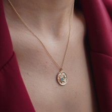 İzgi Mavi Işık Kolye