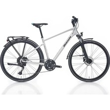 Bianchi Bıanchı Newtourer Cues Erkek Şehir Bisikleti 510H Hd 28 Jant 20 Vites ATD500 Lıght Grey Matt Graphıte Gloss