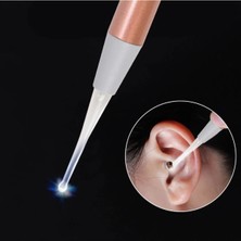 Işıklı Silikon Kulak Temizleyici Temizleme Temizlik Aleti Cihazı Kulak Içi Temizliği