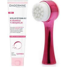 Yüz Yıkama Jeli Kusursuz Yumuşaklık 150 ml ve Fuşya Yüz Temizleme Fırçası Çift Işlevli Işıl