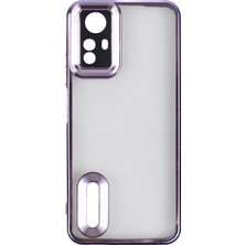 Heptek İletişim Xiaomi Redmi Note 12S Kılıf Kamera Korumalı Logo Gösteren Kapak (Omega)