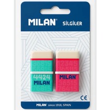 Milan Soft Sentetik Kauçuk Flexible Blister Silgi 2'li