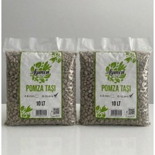 Aymen Çiçekçilik 2 Adet 10 Litre 8-16 mm Ponza Taşı - Tarım Pomzası Toplam 20 Litre Volkanik Ponza Taşı