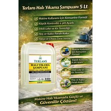 Terlans Parfümlü Halı Yıkama Şampuanı 5 Lt Makine Için Köpük ve Ph Ayarlı Konsantre Şampuan Carpet Cleaning Shampoo