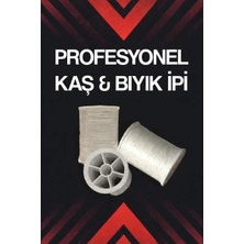 BBoxygen Profesyonel Kuaför Kaş Bıyık ve epilasyon  ipi – Ekstra Sağlam  Beyaz 1 Adet