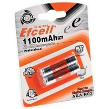 Ayt Efcell EF-1100 Tek 1100 Mah Aaa Ince Şarjlı Pil