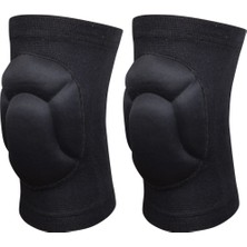 Schmilton Voleybol Dizliği Çift Siyah Elastik Kumaş Malzeme Yetişkinler İçin Ergonomik Tasarım