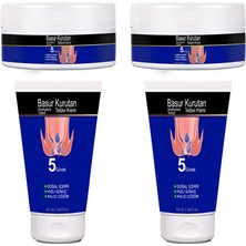 Basurkurutan 2 Adet Aslanpençesi Kestane Hellebore Çiçeği Kadife Papatya E Vitaminli (50 Ml) Tüp&kavanoz Krem Seti