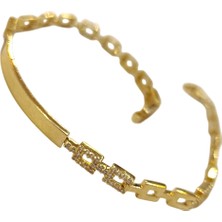 Genel Isim Yazılabilir Bileklik Künye 14 Ayar Altın