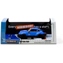 Tarmac Works Rwb 993 Tarmac Works 10TH Anniversary Mavi 1/64 Model Araba