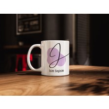 fotografyabaskı Kişiye Özel J Baş Harfli Isimli Kupa Bardak