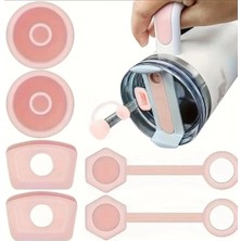 Alisa 30OZ/40OZ Spor Su Şişeleri Için 3 Lü Silikon Sızdırmaz Pipet Kapak Seti