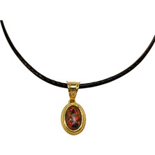 Genel Ateş Opal Kolye 14 Ayar Altın Hd Videolu