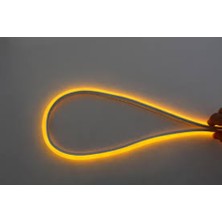 Teknikerelektrik Horoz Neoled Slim 12V Amber Renk 081-010-0033 Dış Mekan Şerit LED (IP65)
