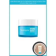 Neutrogena Hydro Boost water Jel Yüz Nemlendirici Normal ve Karma Ciltler & Aveeno Baby Losyon 15 ml