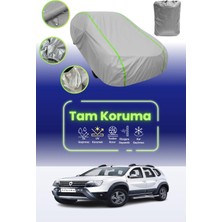 Dokaca Gri Renault Duster 1 Uyumulu Oto Branda, Araba Brandası, Koruyucu Örtü