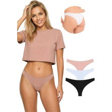 New Lilla 10030 Brazil String 3'lü Kadın Külot Paketi