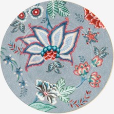 Pip Studio Flower Festival Mavi Porselen Pasta Tabağı 17 cm