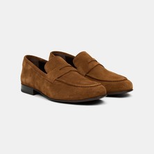 Desa Erkek Taba Klasik Süet Loafer