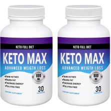 Keto Max 2 Adet 30'lu Destekleyici Takviye Edici