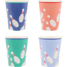 Meri Meri - Bowling Bardaklar - 8 Adet