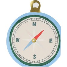 Meri Meri - Kamp Pusula Peçeteler - 16 Adet