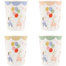 Meri Meri - Animal Friends Bardaklar - 8 Adet