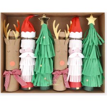 Meri Meri - Noel Baba Sürpriz Toplar - 6 Adet