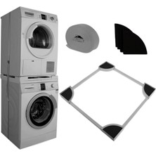 Leaf Shop Makinesi Kurutma Makinesi Istifleme Birleştirme Kiti Arçelik Ayarlanabilir, Gri - Inox Modelleri ile Uyumlu