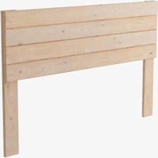 Pinoxi 150 cm Masif Ahşap Ayaklı Yatak Başlığı Natural 150 cm Masif Natural